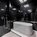 Luxury Black Cube With Heated Pool Млини
