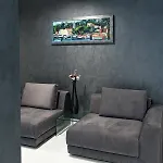 Luxury Black Cube With Heated Pool